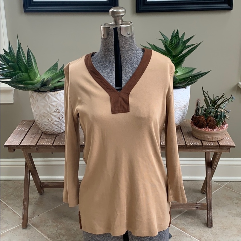 Ralph Lauren 3/4 sleeve top size S